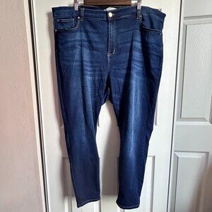 Celebrity Pink Women's Plus Size 24 The Spice High Rise Skinny Jeans Dark Denim